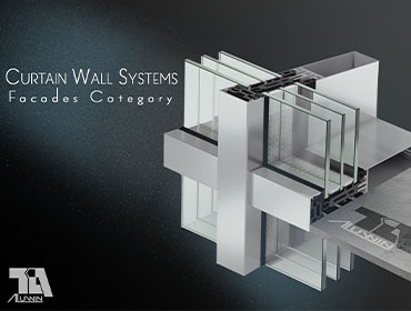 Curtain wallکرتین وال